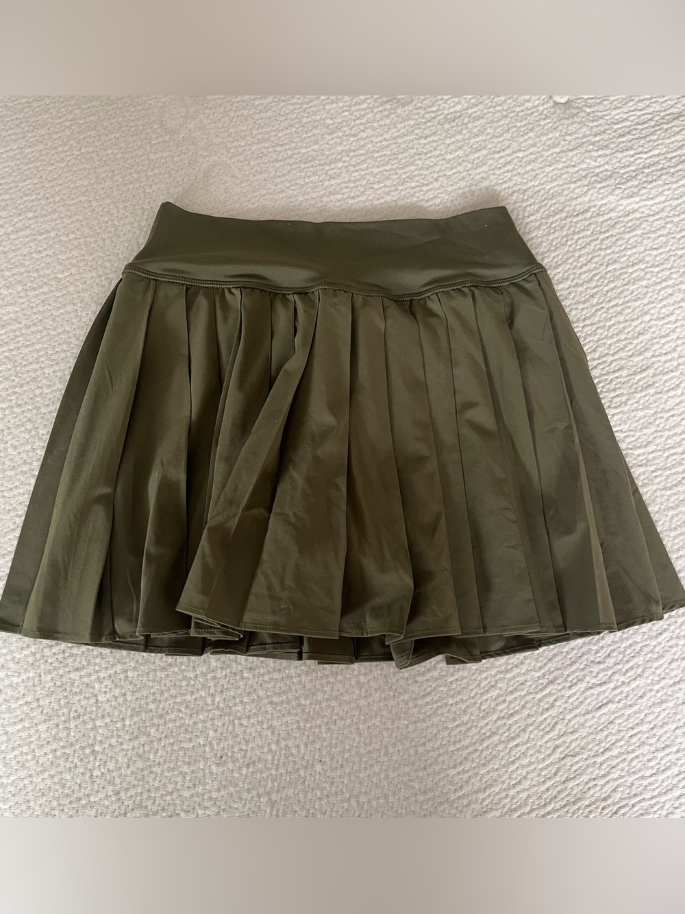 Offline by Aerie Olive Green Pleated Women's Tennis Skirt